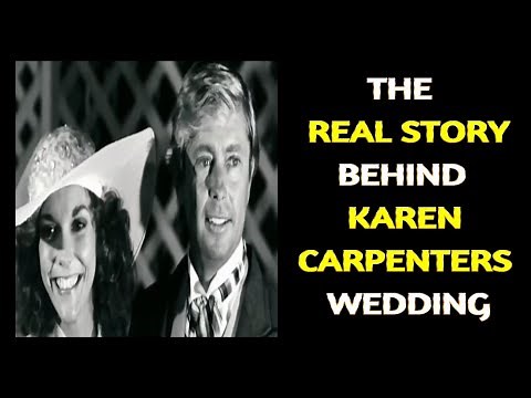 The real story behind Karen Carpenters Wedding#karencarpenter #carpenters#realstory