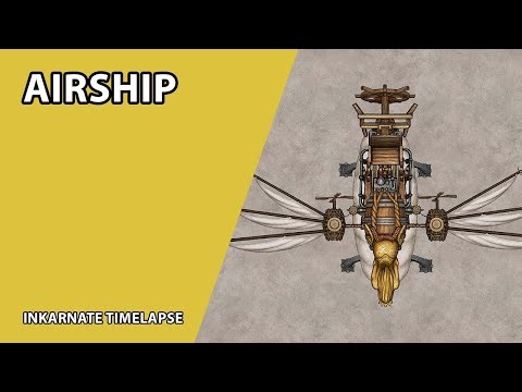 Airship | Inkarnate Timelapse