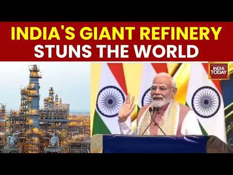 PM Modi Reveals India's Mega Refinery! 'Enough Steel for 40 Eiffel Towers' | India Today News