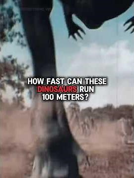 How Fast Can These Dinosaurs Run 100 Meters?
