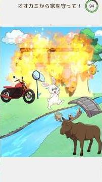 [Tricky Mean 2] This rabbit's house for escaping the wolf is wild lol #mobilegames #games #letspl...