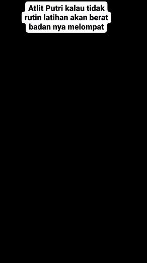 Atlit Putri kalau tidak rutin latihan akan berat badan nya melompat #Fyp #yandijabrik | Yandi Jabrik RIau