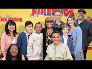 The Cast of Disney's "Firebuds" Celebrate First Responders Day at The Walt Disney Studios