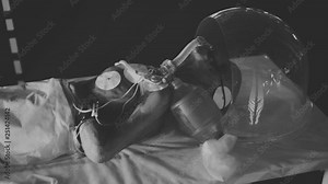 classified archival video of the humanoid alien