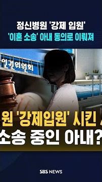 Forced psychiatric hospitalization with consent from wife in divorce proceedings and violent son....