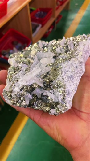 Pyrite#barite #azurite #specimens