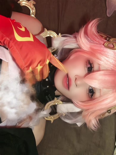 jangan pacaran sm cosplayer guys, nnti setiap tidur di pat pat 😂 #cosplay #changli #wutheringwaves #cosplaygirl ##fypシ
