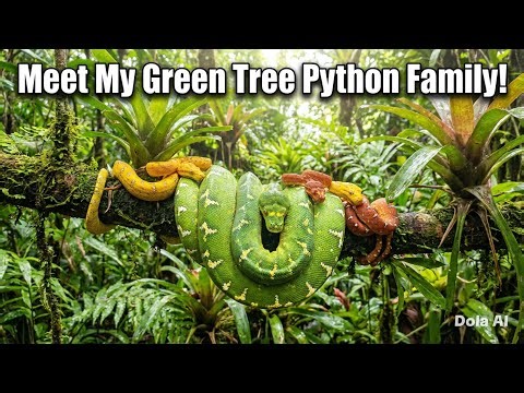 Green tree python 🐍🐍
