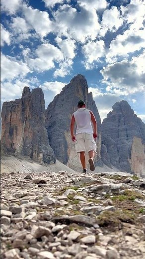 Tre Cime di Lavaredo. Доломиты. Италия.