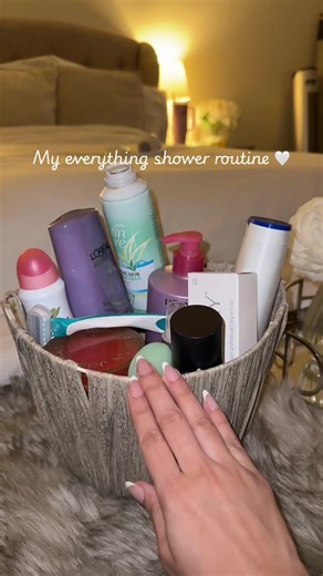 Lmk if you guys want an in depth video explaining each step/product! @House of Balance US body scrub @Gillette Venus shaving cream @Olay Official Account ultra moisture bar soap @Nivea Canada shower gel @NUDEBODY toner @Josie Maran body butter @LOCCITANE almond body oil @touchland pistachio body spray @mitchum deodorant @Dove Beauty & Personal Care body spray @L’Oréal Paris Everpure shampoo and Hyaluron conditioner @Amazon PJ set #showerroutine #bodycare #shower #fragrancetiktok #drugstoremakeup
