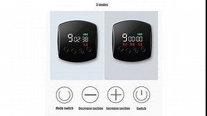 Cryfokt Electric Nipple Corrector, 3 Modes 9 Gears 20mins Timing Inverted Nipple Puller for Flat or Inverted Nipples Nipple Enhancer Suckers with 2000mAh Battery for Breastfeeding Mother