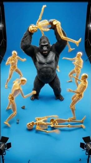 1 Gorilla vs 50 Humans - Who Wins? 🦍