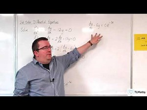 A-Level Further Maths I4-02 2nd Order Differential Equations: The Formal Method