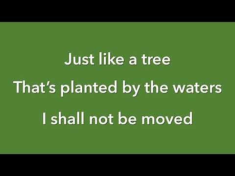I SHALL NOT BE MOVED (Vocals with lyrics)