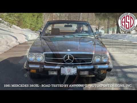 1981 Mercedes 380 SL - Road Tested by Antoine C. - Autosport Designs, inc.