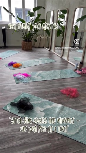 Thank you @nest.glasgow & @blis.sfulbalance for a great wee morning. Reggie absolutely loved his yoga class today! 💚 We’ll definitely be bringing more of that calm energy into our home. We then took a moment to relax with a wee cuppa before heading off — the perfect way to start our morning. ☕✨ #FamilyYoga #MindfulMoments #YogaWithKids #LittleYogi #CalmAndConnected