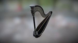 Harp - Download Free 3D model by Ehab (@ehabfares)