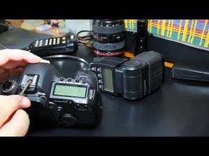 Canon 5D Mark II - Reapertando a Sapata de Flash (Flash Hotshoe Repair)