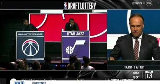 Draft lottery results