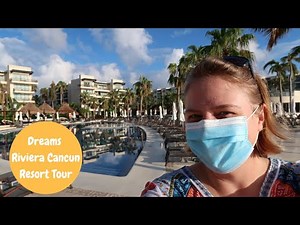Dreams Riviera Cancun All Inclusive Resort Tour | COVID Travel Vlog