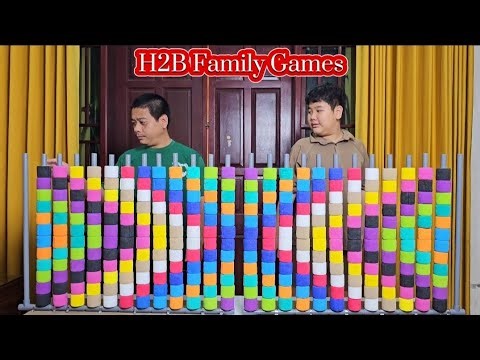 Family Game | Color Roll Puzzle Challenge, Who's Faster ☆ Level 12