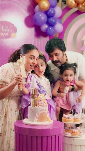 Nila's 5th Birthday🎂🎁❤️ #shorts #nilasrinish #pearlemaaney #birthdayvlog