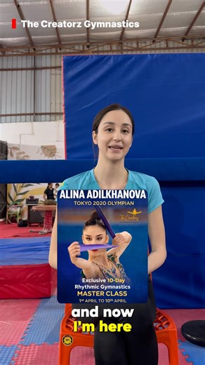 Olympian Coach–Day-1,A great learning journey begins!At TheCreatorzGymnastics #rg #olympicgymnastics