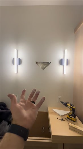 The Crack Dealer on Instagram: "Drywall Repair Bathroom Vanity From Patch Backer To Perfectly Finshed Drywall in no time"