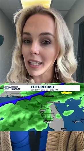 Rain incoming for the weekend throughout the Tampa Bay area