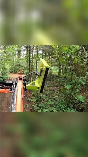 The LS4 brush cutter in action! Sandy clears his trails all from the comfort of his tractor seat 🚜