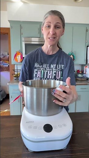Use what actually works with kneading fresh milled flour bread dough! The Aiziyo DoughChief Mixer