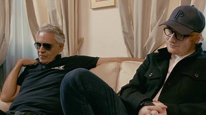 Exclusive: Ed Sheeran records new duet 'Amo soltanto te' with Andrea Bocelli - video