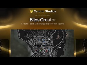 [FREE] FiveM Blips Creator Script | Carotto Studios (ESX/QB/QBOX)