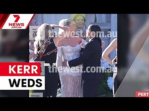 Sam Kerr marries Kristie Mewis in Perth | 7NEWS