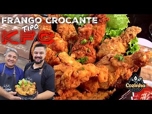O FAMOSO FRANGO EMPANADO DO KFC - DESCUBRA O SEGREDO PARA DEIXAR CROCANTE l COZINHA PAI E FILHO