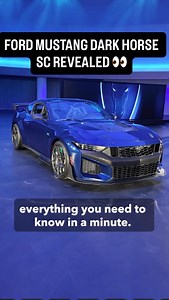 The supercharged Ford Mustang Dark Horse SC is more capable and track-focused than a Dark Horse, but less extreme and expensive than a $320k GTD. Are you picking this over a Porsche? ————————— #ford #mustang #fordmustang #sportscar #motorsport | Motor1.com