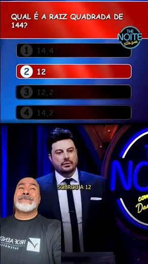 Square Root of 144 | #mathematics with Marcelinho #professoraender #enem
