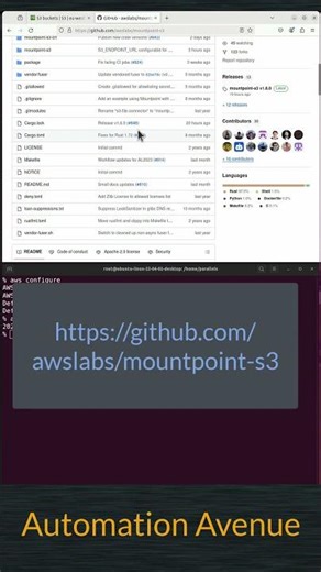 Mount AWS S3 bucket to your server !!! #shorts #short #linux #aws #ubuntu #shortsfeed #shortvideo