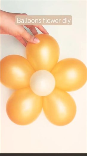 How to make a balloon flower #balloondecoration #balloon #asimplelifediy #shorts