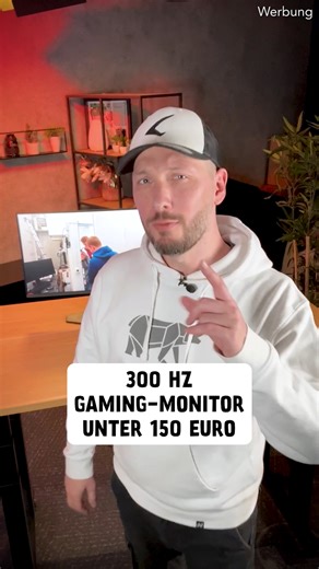 Werbung - Ein Gaming-Monitor mit 300 Hz für unter 150 Euro?! Ja, so ein Schnäppchen gibt es tatsächlich gerade, und zwar den AOC 25G4SRE. Im Overclocking-Modus schafft er sogar 310 Hertz. Das heißt: absolut smoothes Gameplay – egal ob Shooter, Rennspiel oder E-Sports. Das Angebot gilt noch bis zum 1. Dezember bei MediaMarkt. Also: Check mal mediamarkt.de oder schnapp ihn Dir direkt in einer Filiale. #Gaming #GamingPC #Monitor #Display #Schnäppchen | PC-WELT