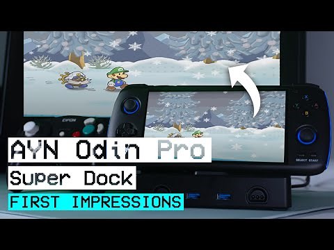Turn your AYN Odin into a "Switch" and More! (Ayn Odin Super Dock First Impressions)