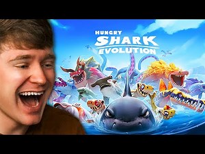 FIRST TIME Playing HUNGRY SHARK EVOLUTION!