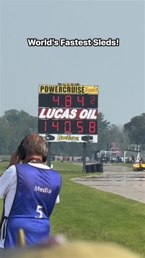 World’s Fastest Drag Sleds at Brainerd International Raceway! | CycleDrag