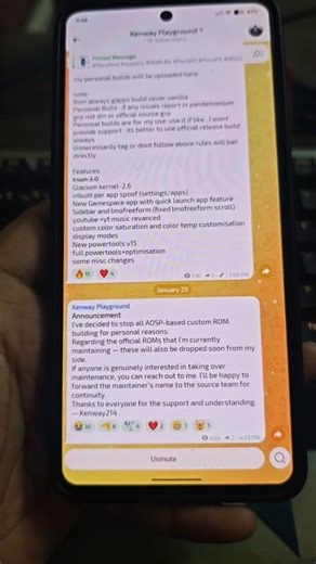 Kenway214 Steps Down: Ending AOSP ROM building !!! #pocof6 #redmiturbo3