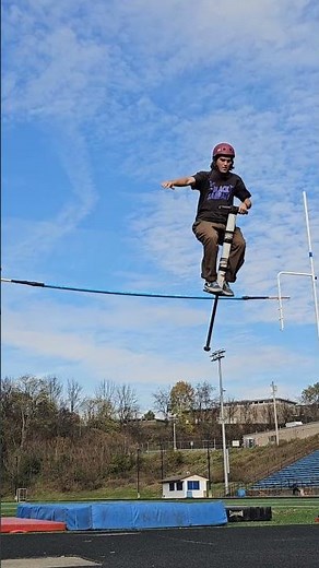 NEW WORLD RECORD: Highest Backflip on a Pogo Stick, Henry Cabelus 10 feet 1 inch Guinness xpogo