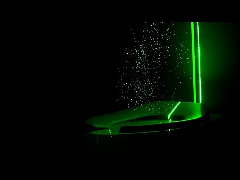 Shining a light on what comes up when you flush