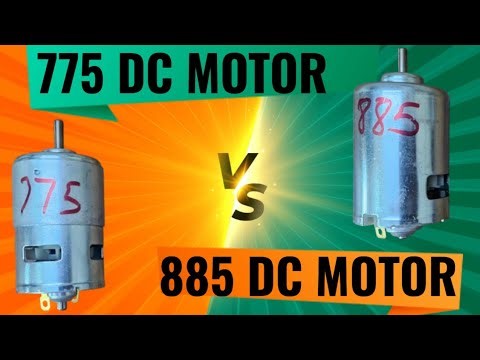 775 dc motor vs 885 dc motor