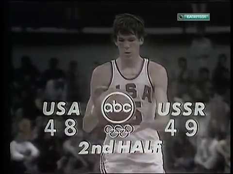 1972 год. Олимпийские игры. СССР 51-50 США Финал баскетбольного турнира. Последние минуты матча