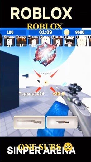 ROBLOX SNIPER ARENA #roblox #robloxshorts #robloxedit
