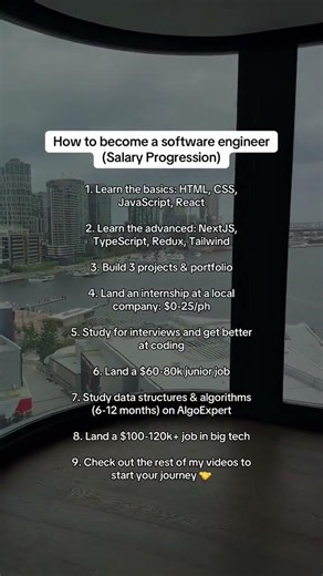 How To Become A Software Engineer (Salary Progression)